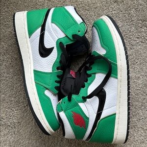 Kids Green and White Sneakers